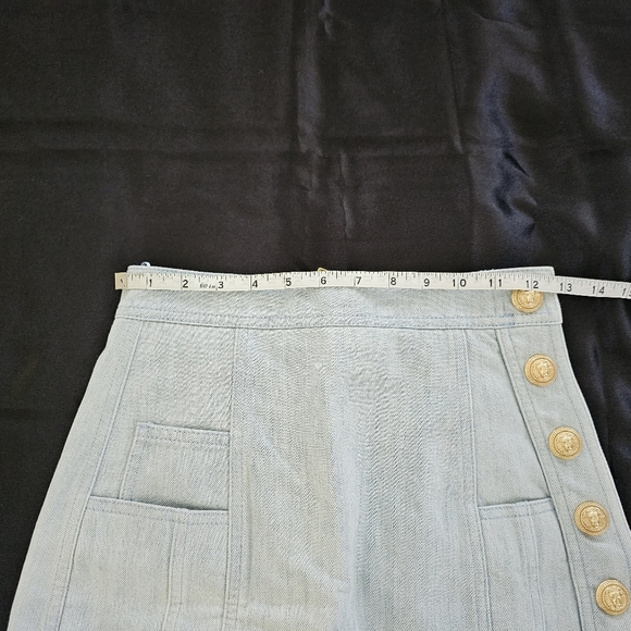 Balmain Women's Denim Skirt - Picture 10 of 16